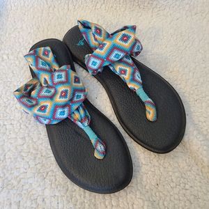 Sanuk - the Ranch Aqua - yoga mat slings